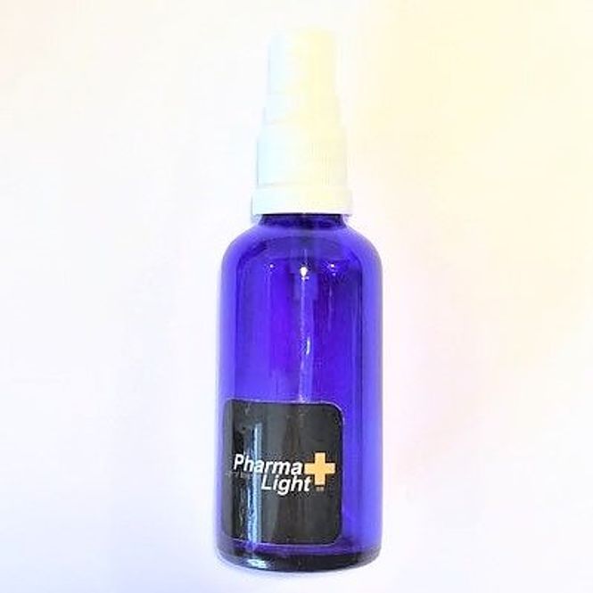 Hovedbilde Sprayflaske i glass - Blå ...